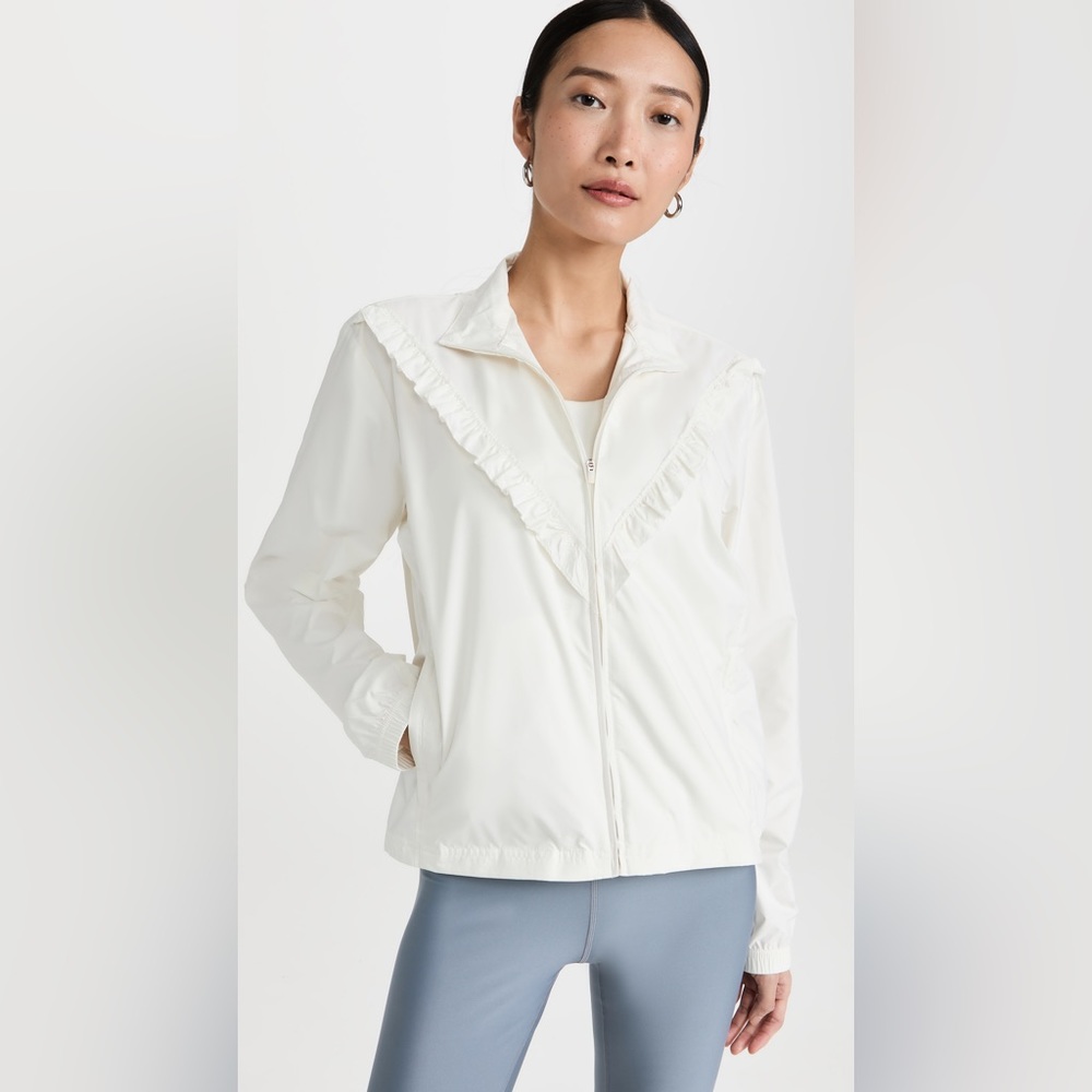 ROYAL BLUE TORY SPORT RUFFLE WINDBREAKER